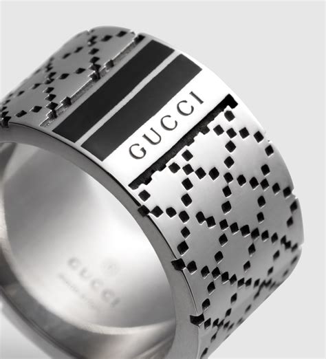 gucci silver grande knot ring|designer gucci silver rings.